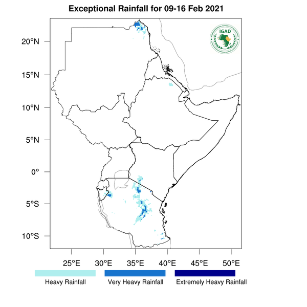 Heavy rainfall