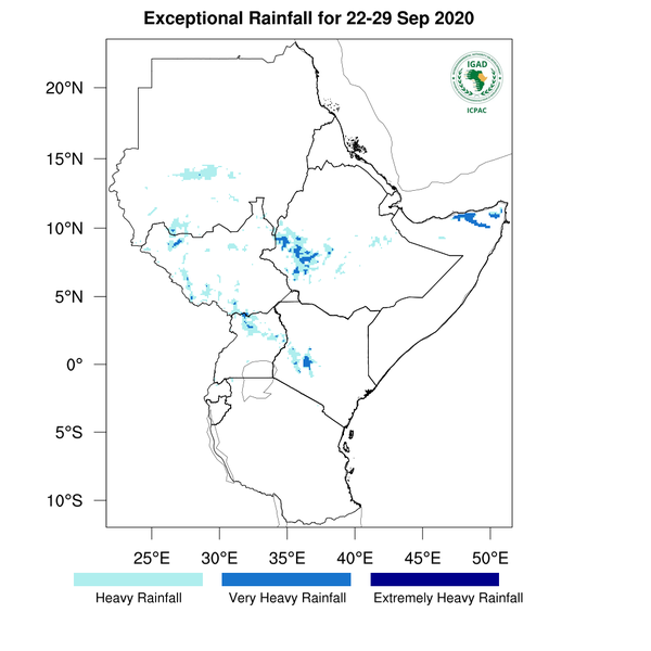 Heavy rainfall