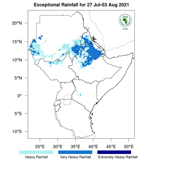 Heavy rainfall