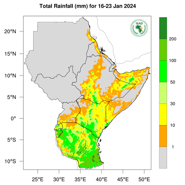 Rainfall forecast