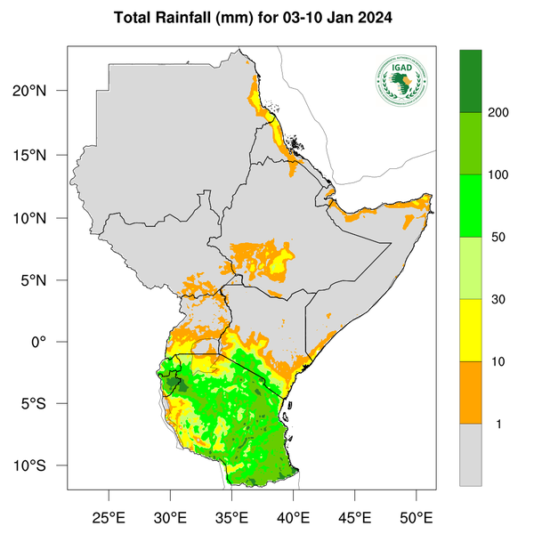 Rainfall forecast