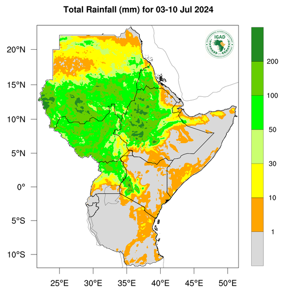 Rainfall forecast