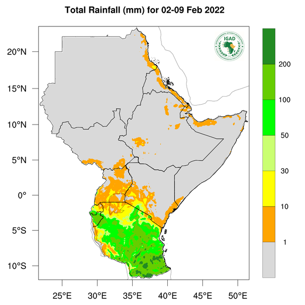 Rainfall forecast