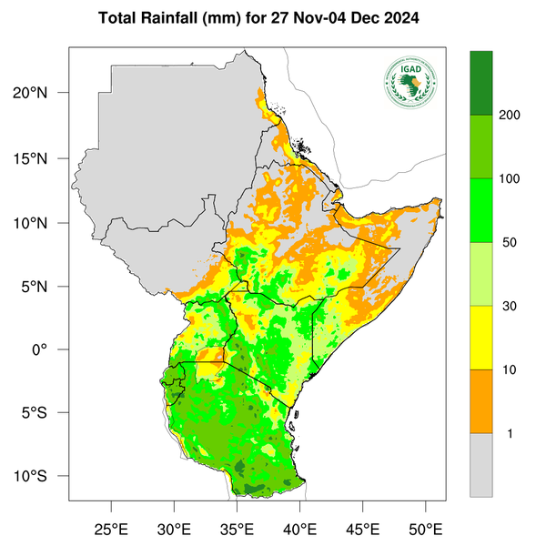 Rainfall forecast