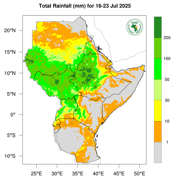 Rainfall forecast