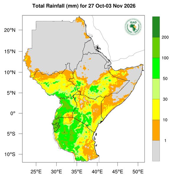 Rainfall forecast