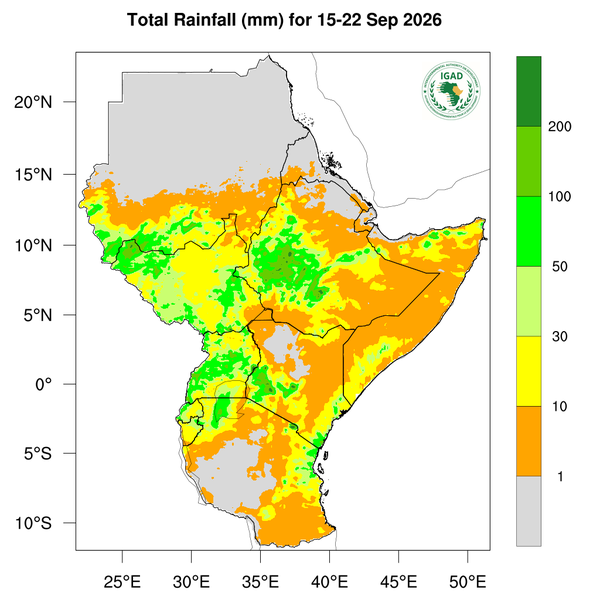Rainfall forecast