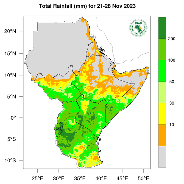 Rainfall forecast