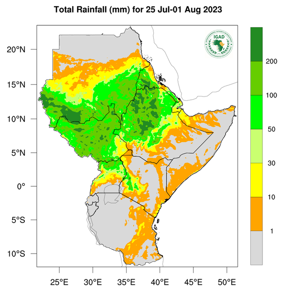 Rainfall forecast