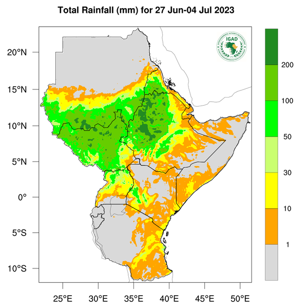 Rainfall forecast