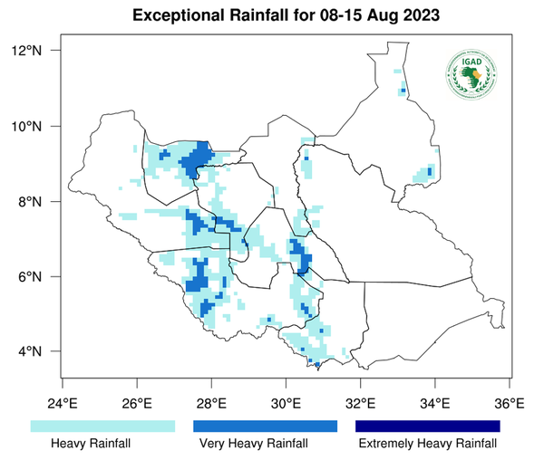 Heavy rainfall