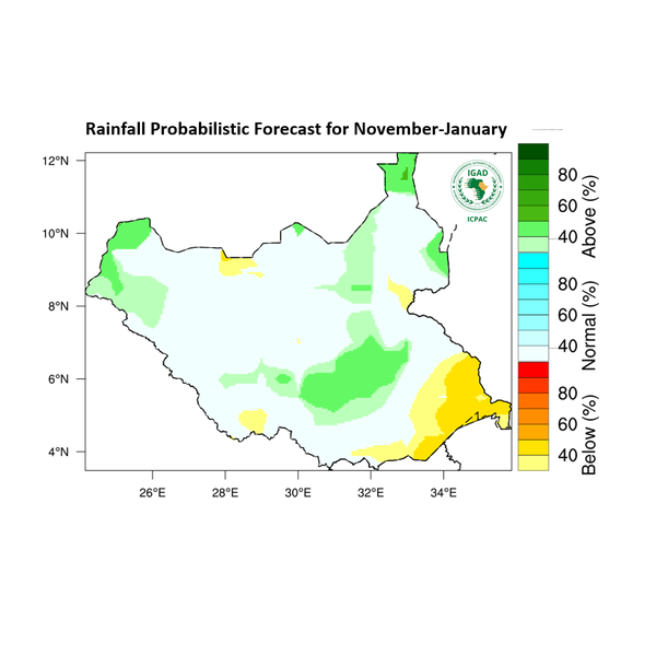 Rainfall forecast (Total mm)