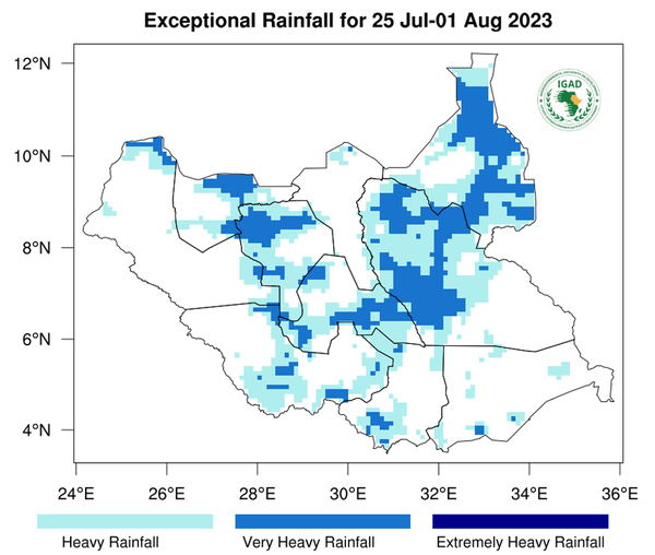 Heavy rainfall
