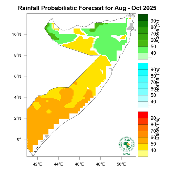 Rainfall forecast (Total mm)