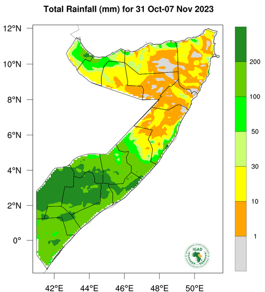 Rainfall forecast