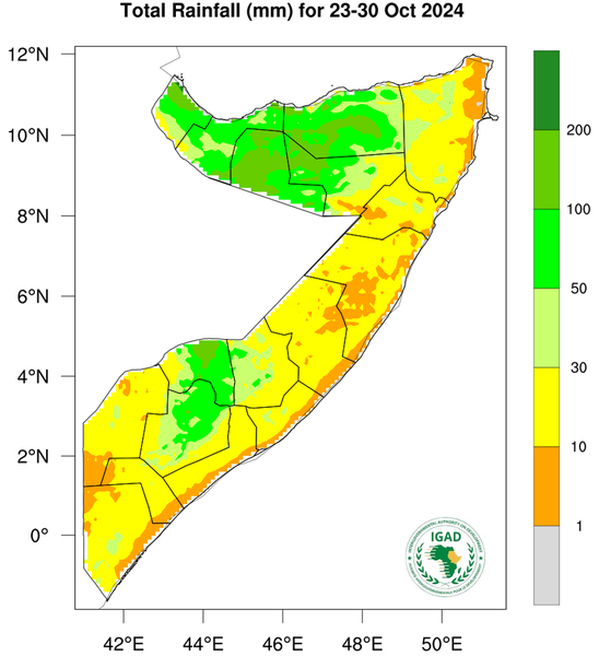 Rainfall forecast