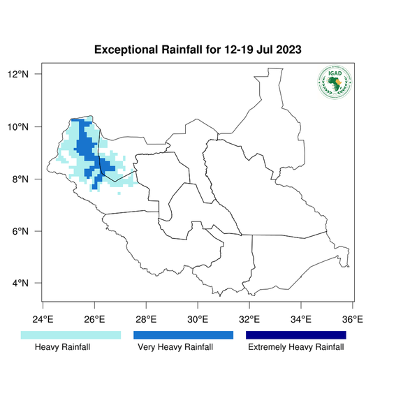 Heavy rainfall