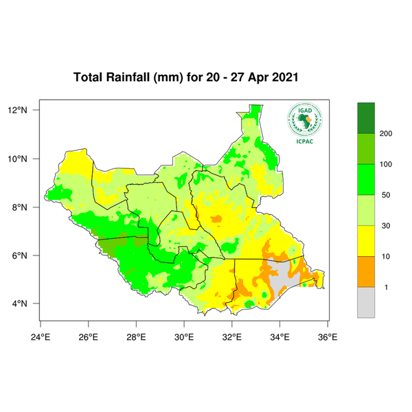 Rainfall forecast (Total mm)