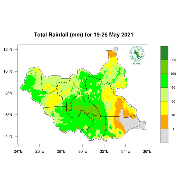 Rainfall forecast (Total mm)
