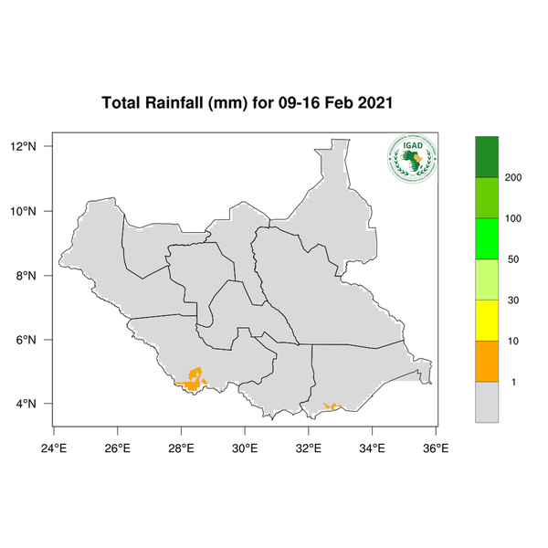 Rainfall forecast (Total mm)