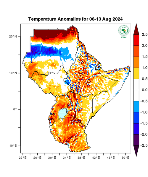 Temperature forecast (Anomalies)