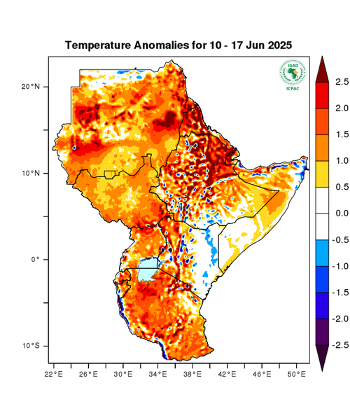 Temperature forecast (Anomalies)