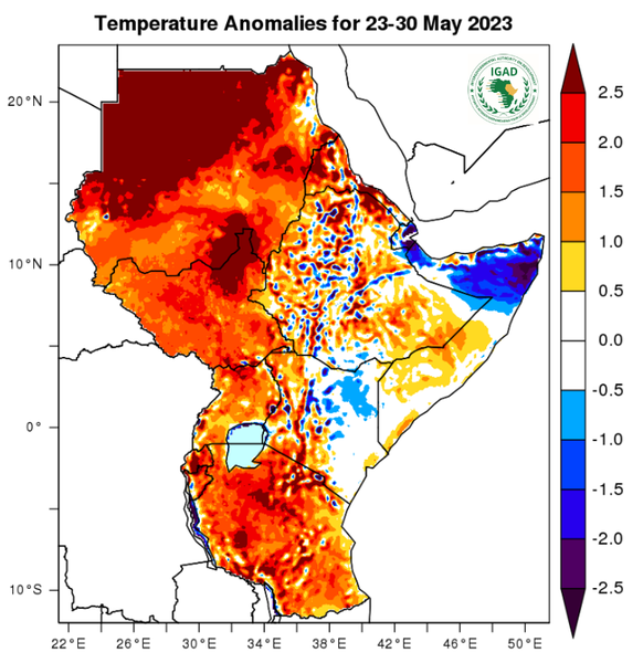 Temperature forecast (Anomalies)