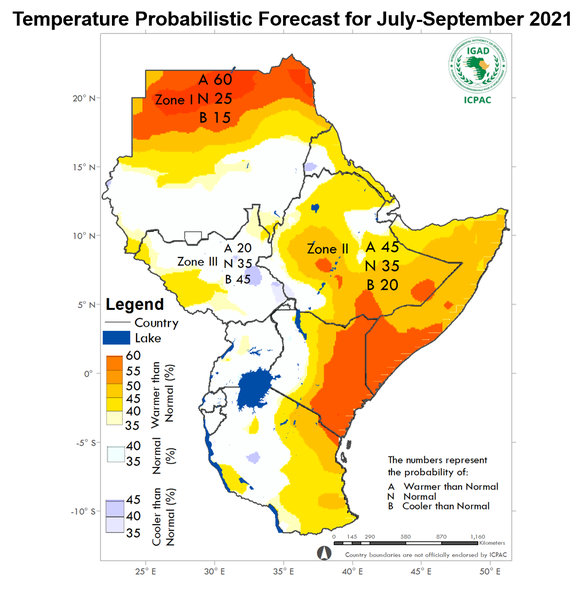 Temperature forecast