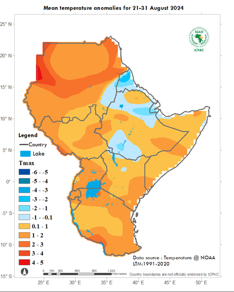 Temperature anomalies