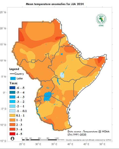Temperature anomalies