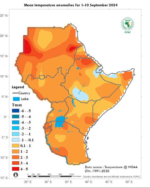 Temperature anomalies
