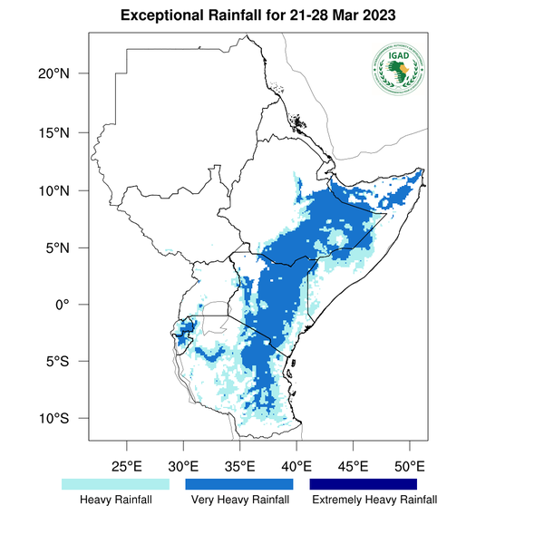 Heavy rainfall