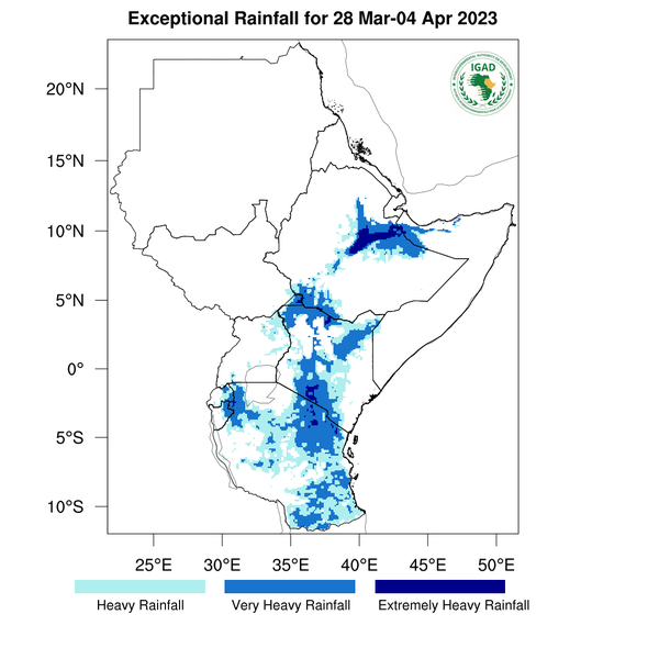 Heavy rainfall