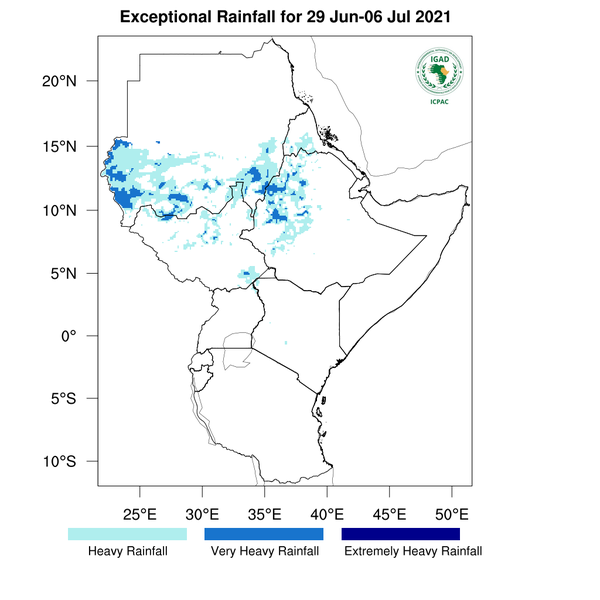 Heavy rainfall