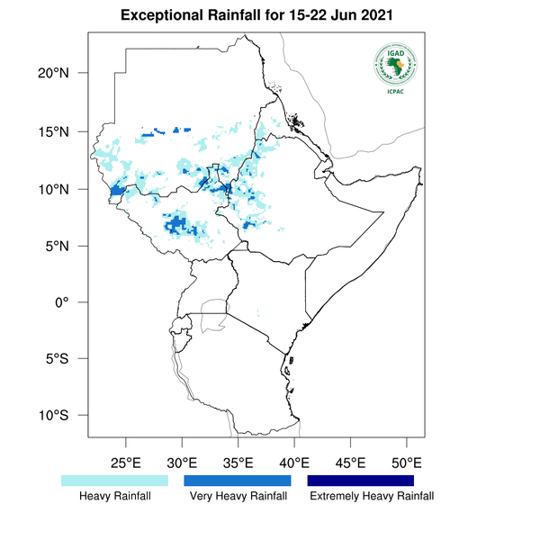 Heavy rainfall