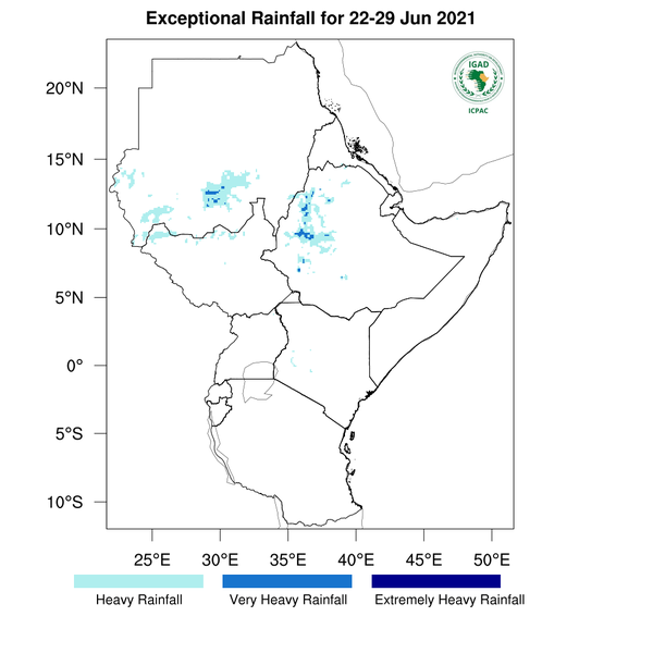 Heavy rainfall