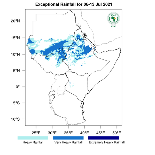 Heavy rainfall