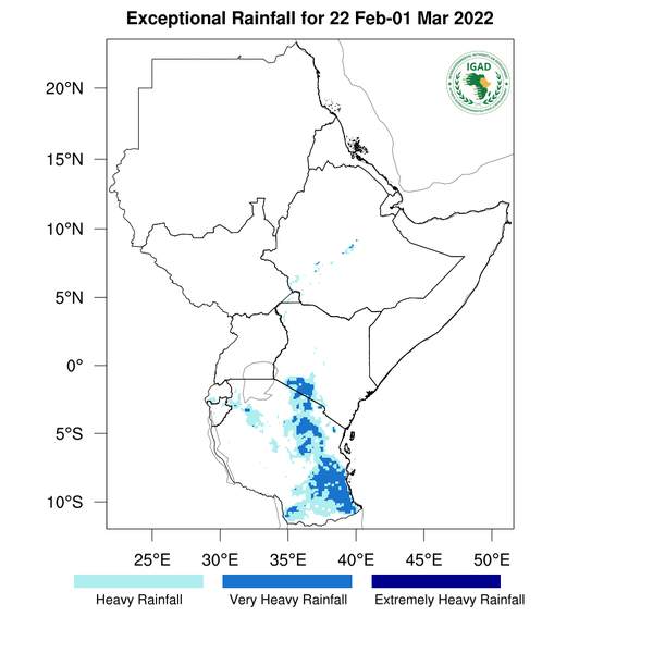 Heavy rainfall