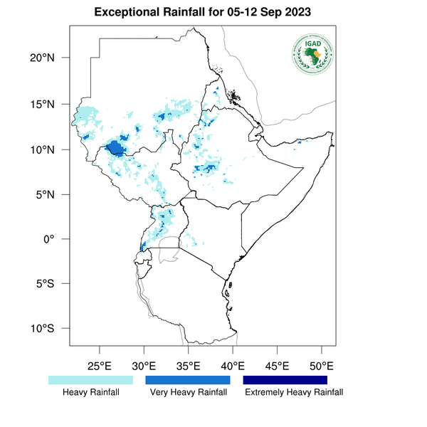 Heavy rainfall