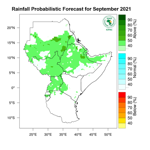 Rainfall forecast (Total mm)