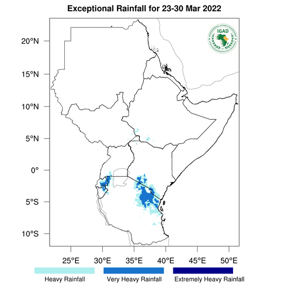 Heavy rainfall