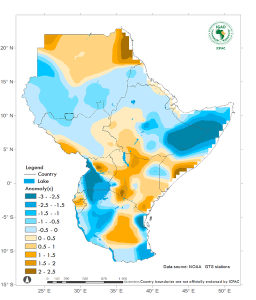 Minimum Temperature anomalies