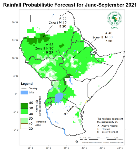 Rainfall forecast (Total mm)