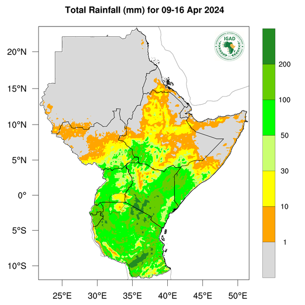 Rainfall forecast