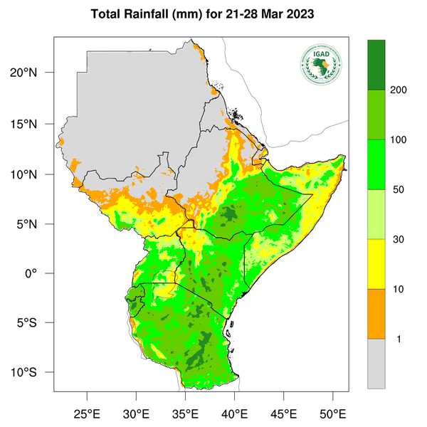 Rainfall forecast