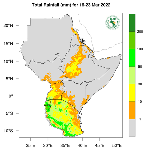 Rainfall forecast