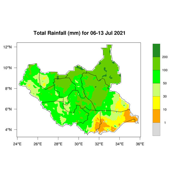 Rainfall forecast (Total mm)