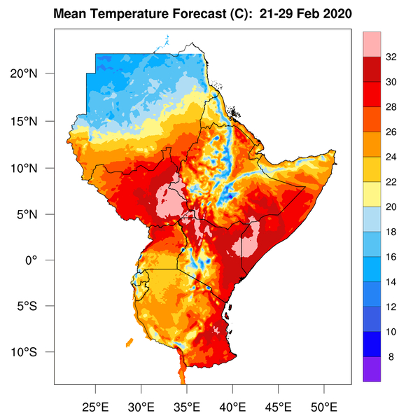 Temperature forecast