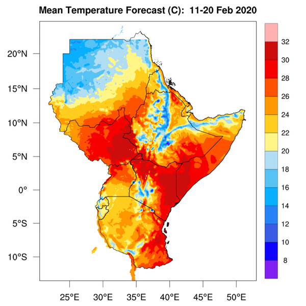 Temperature forecast