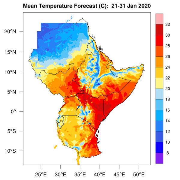 Temperature forecast